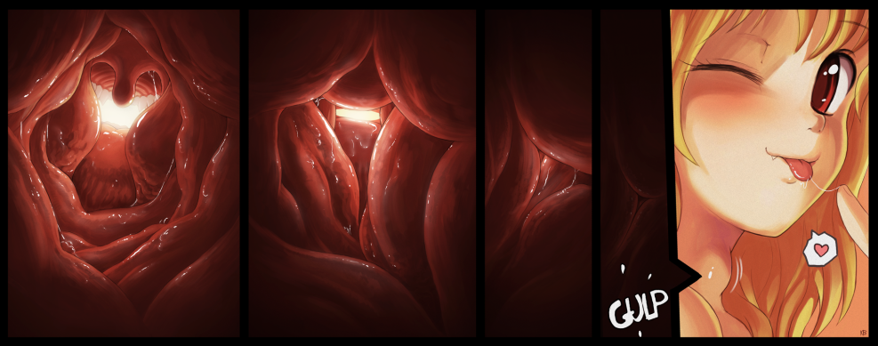 Inside the vagina is a giant