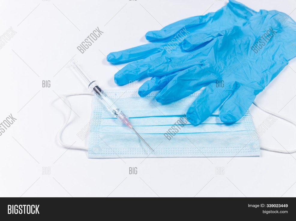 Masturbation in Surgical Gloves Donning Nurse
