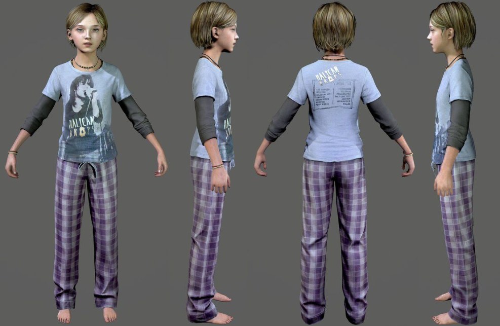 Ellie Williams The Last of US 3D