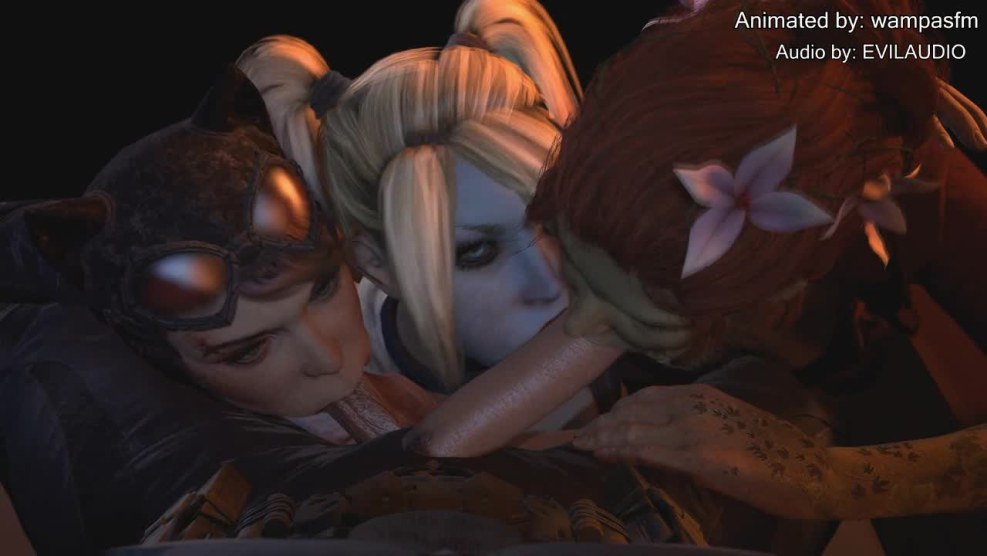 Poisonous ivy lesbian Harley Arkham Knait