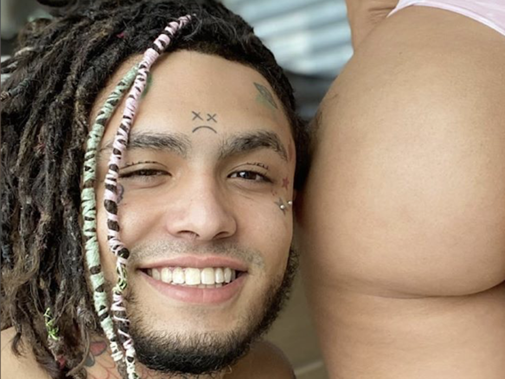 The erection of the genitals