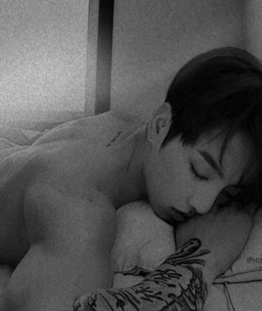 BTS Jungkook Press on the bed