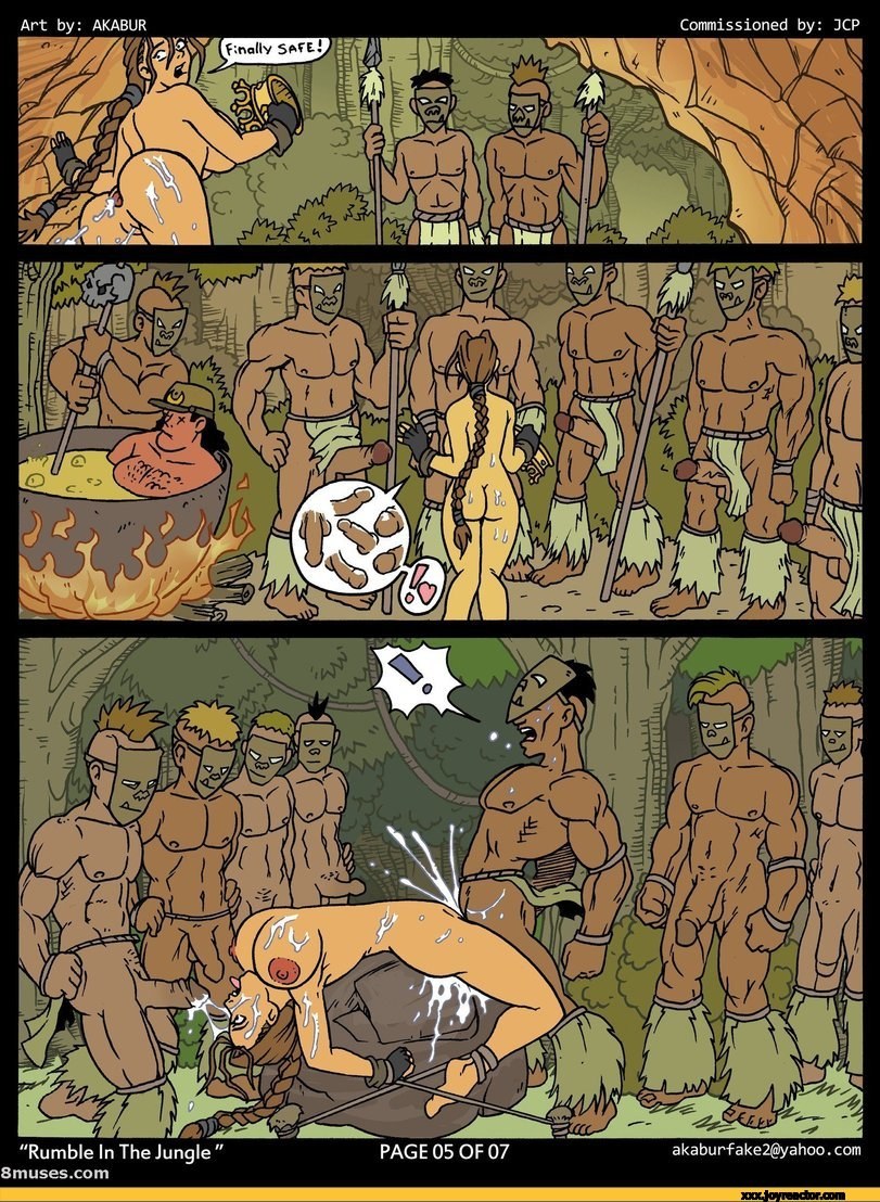 Naked men pitching blacks