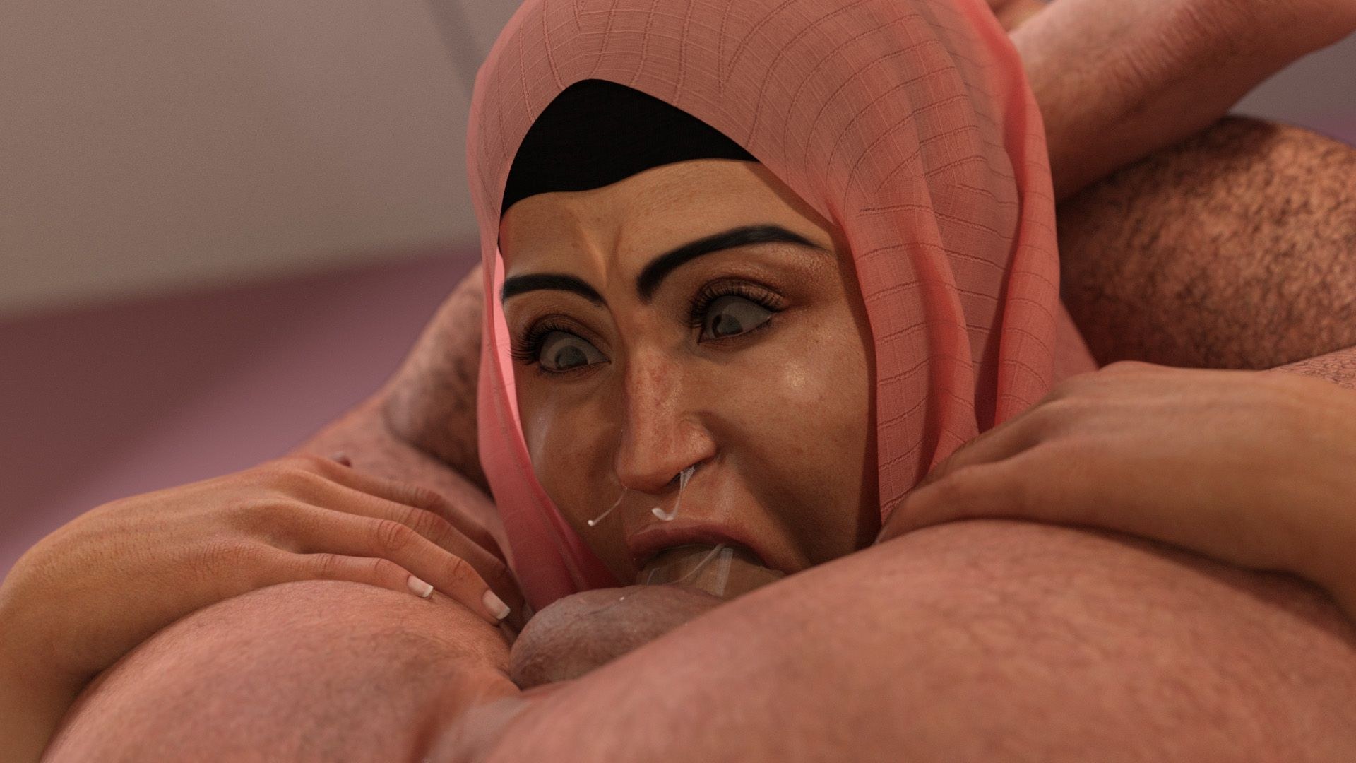 Hidjab Deepthroat (64 photos) - porn