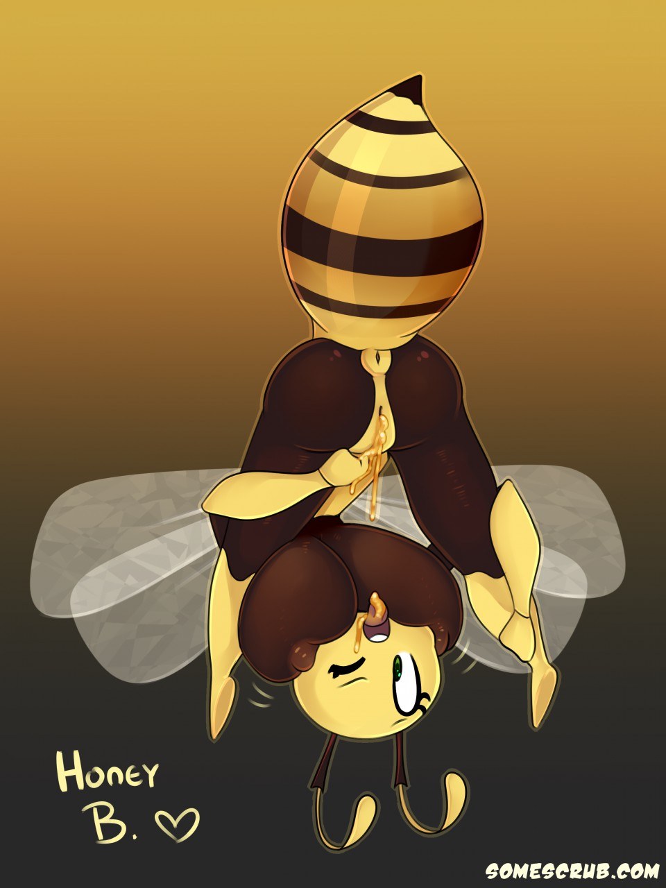Naked bee Maya