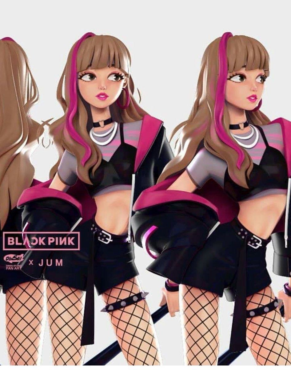Black Pink in the game Zeepeto