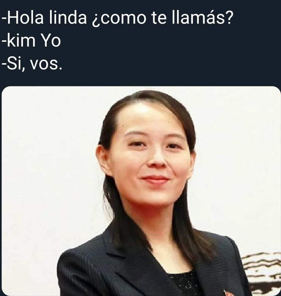 Kim Yo Zhon and Natalya Poklonskaya