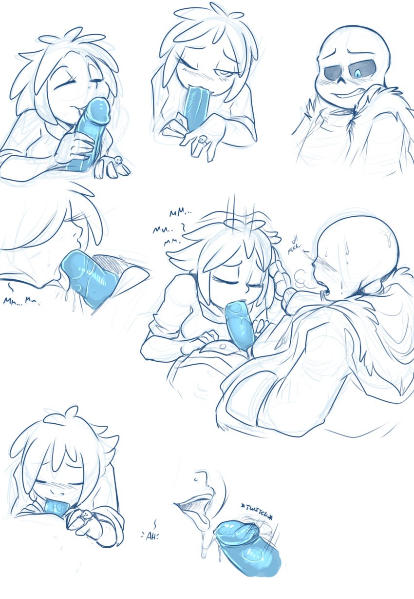 Anderma Sans and Frisk XXX