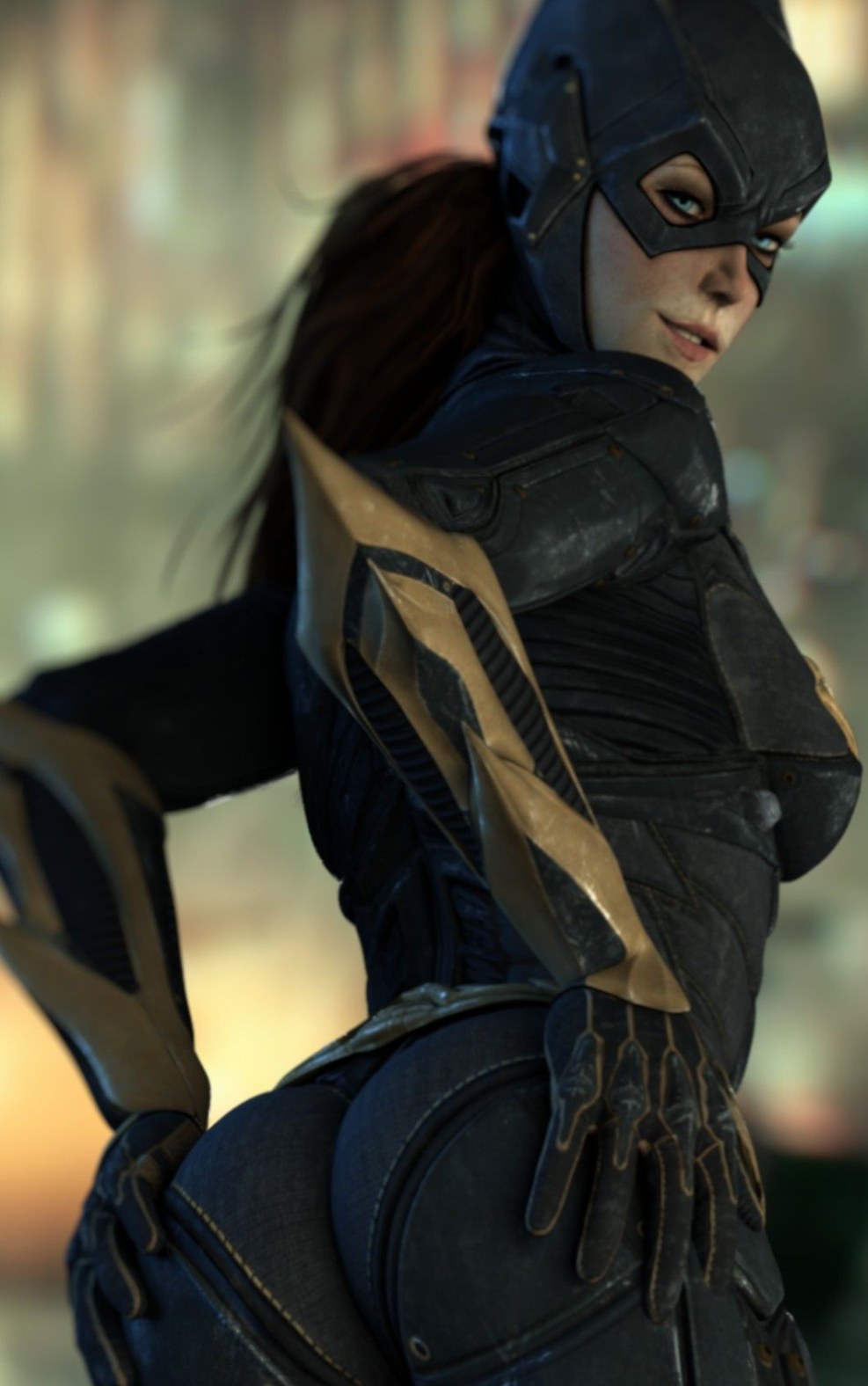 Selina Kyle woman cat naked