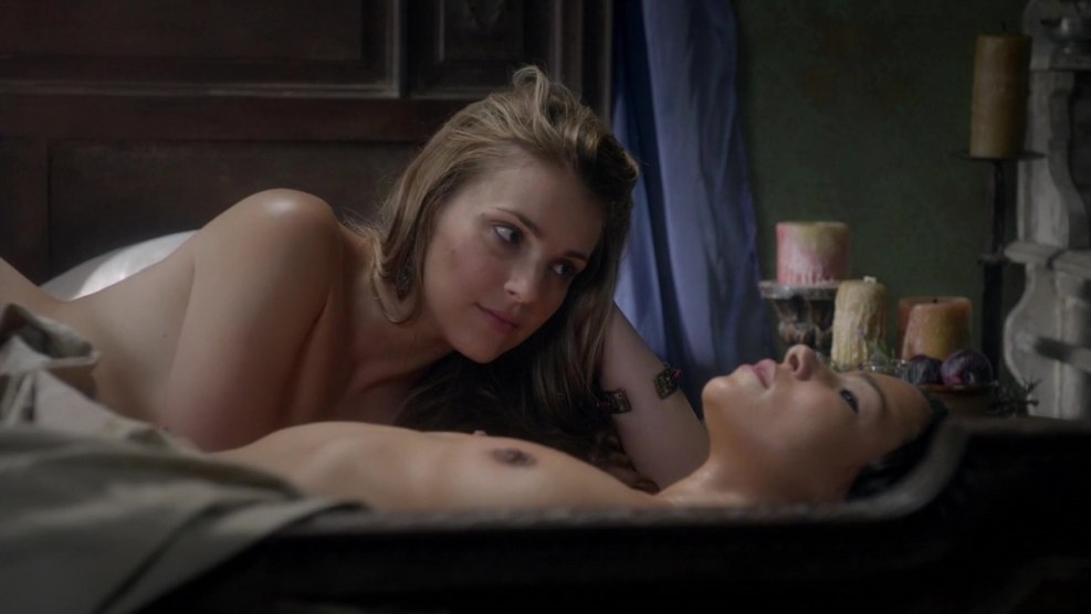 Naked Jessica Parker Kennedy in the series "Black Sails", 2014