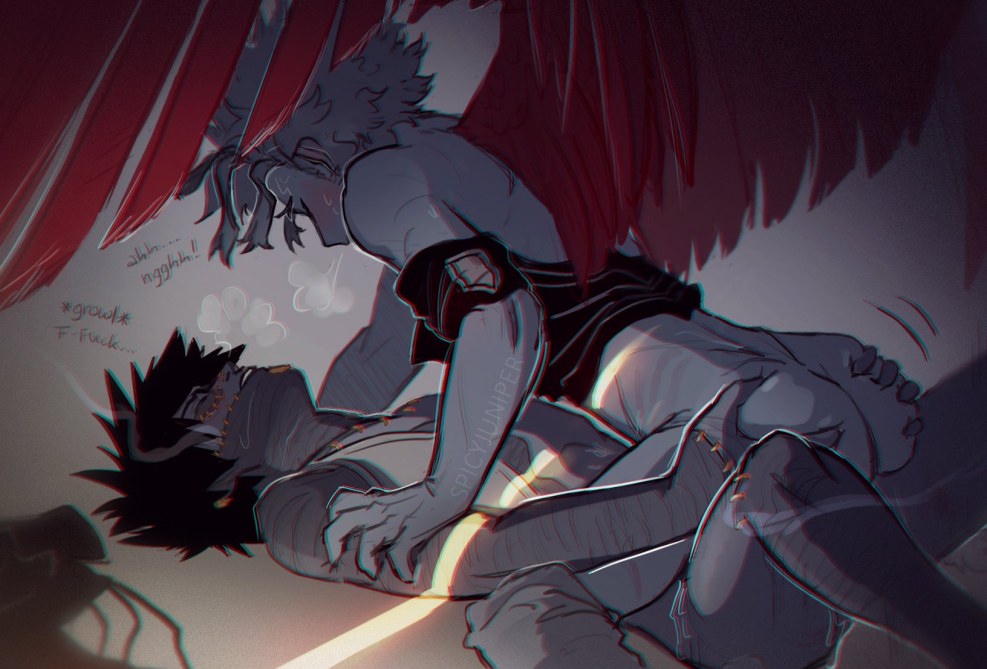 My Heroic Academy Yastreb and Dabi Yaoi