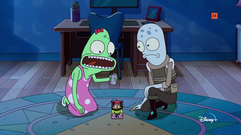 Animated series from Rick and Morty about aliens