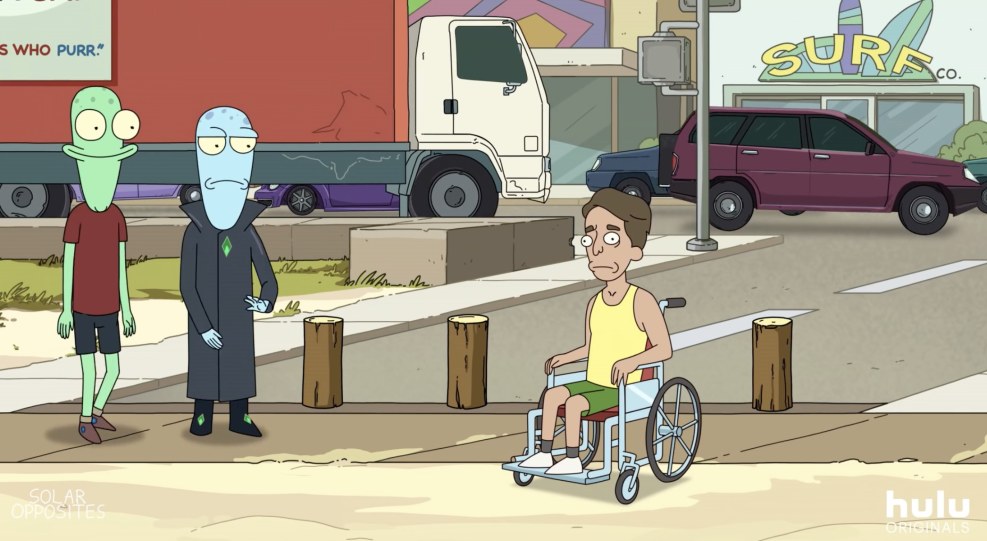 Cartoon solar opposites