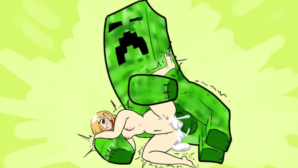 Minecraft XXX Steve and Cryper Hentai