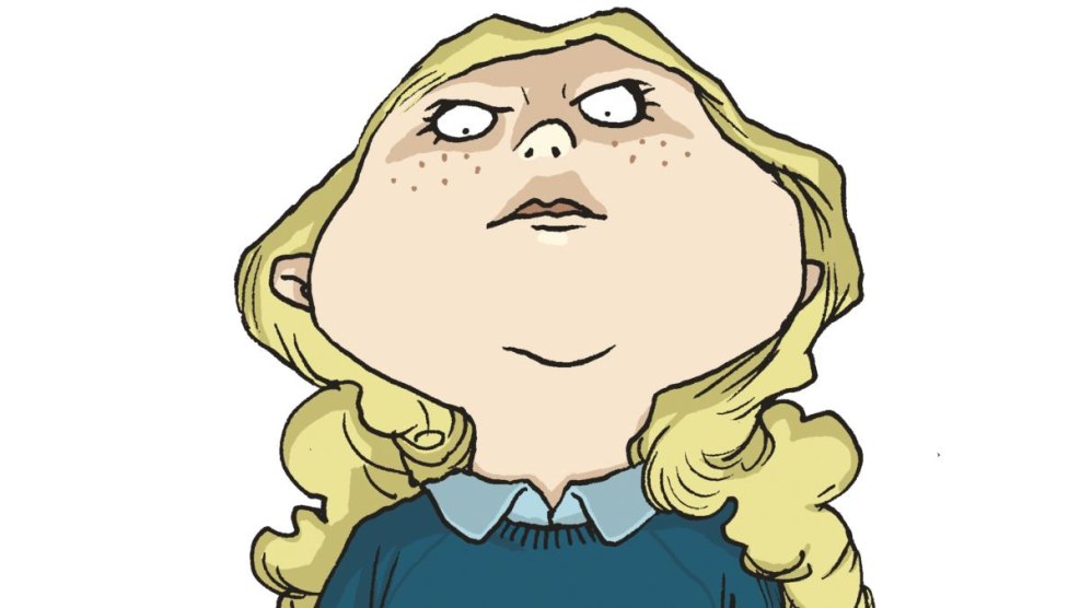 Girl with muscles art