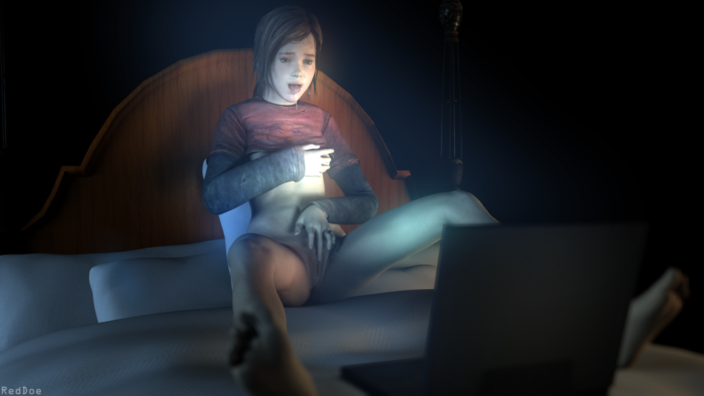 Ellie Williams The Last of US 3D Nude GIF