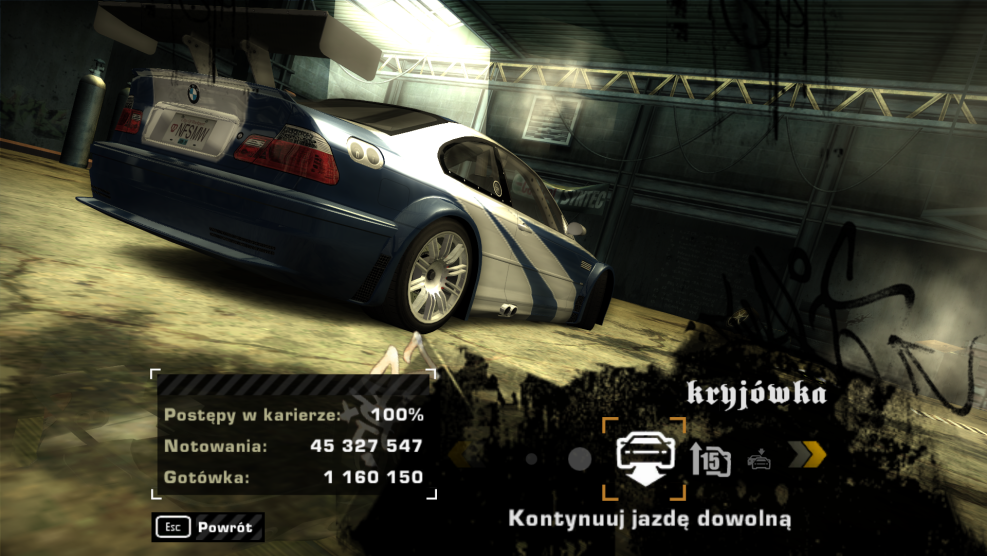 NFS Most Wanted 2005 codes