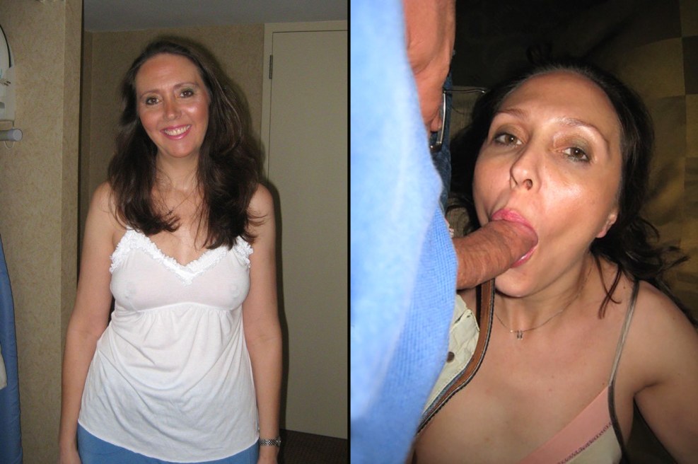 Before after Blowjob Nerd amateur