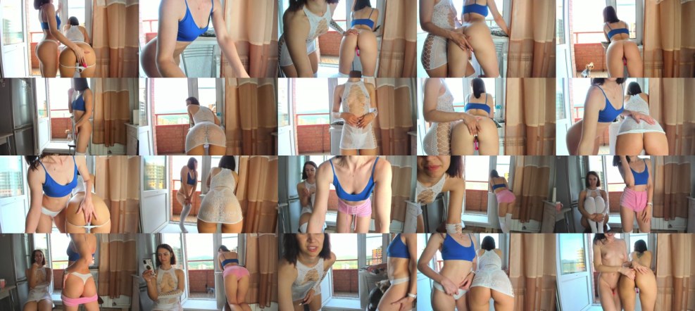 Russian busty on the webcam