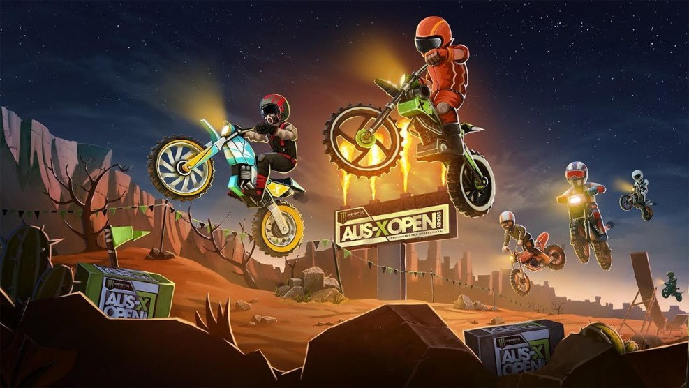 Motorcycles from the game Trials Frontier