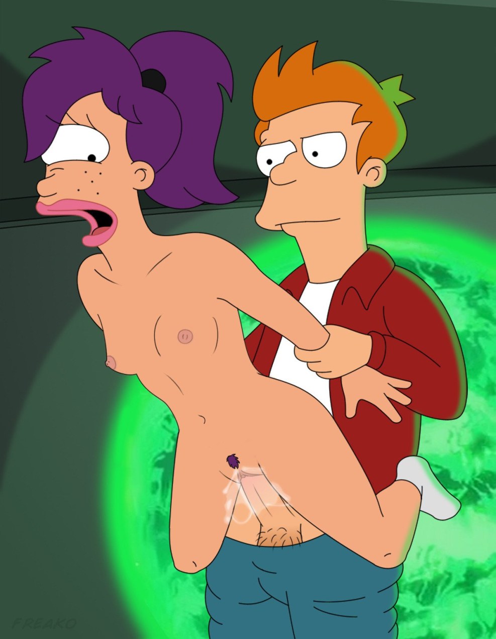 Futurama Amy Wong and Fry Hentai