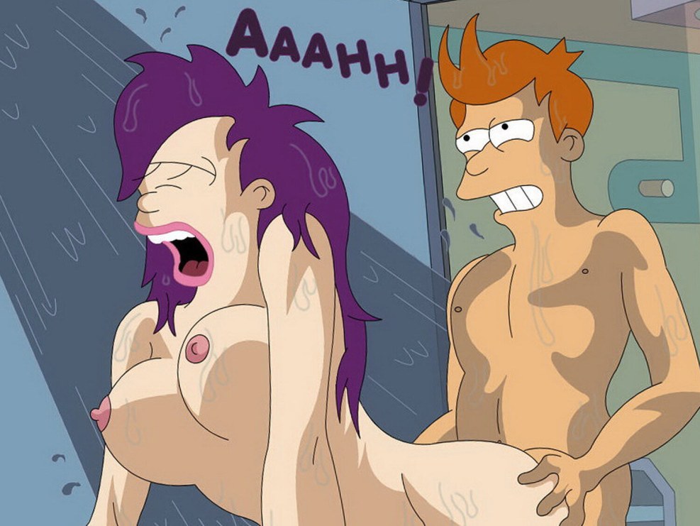Lila and Fry Futurama Naked