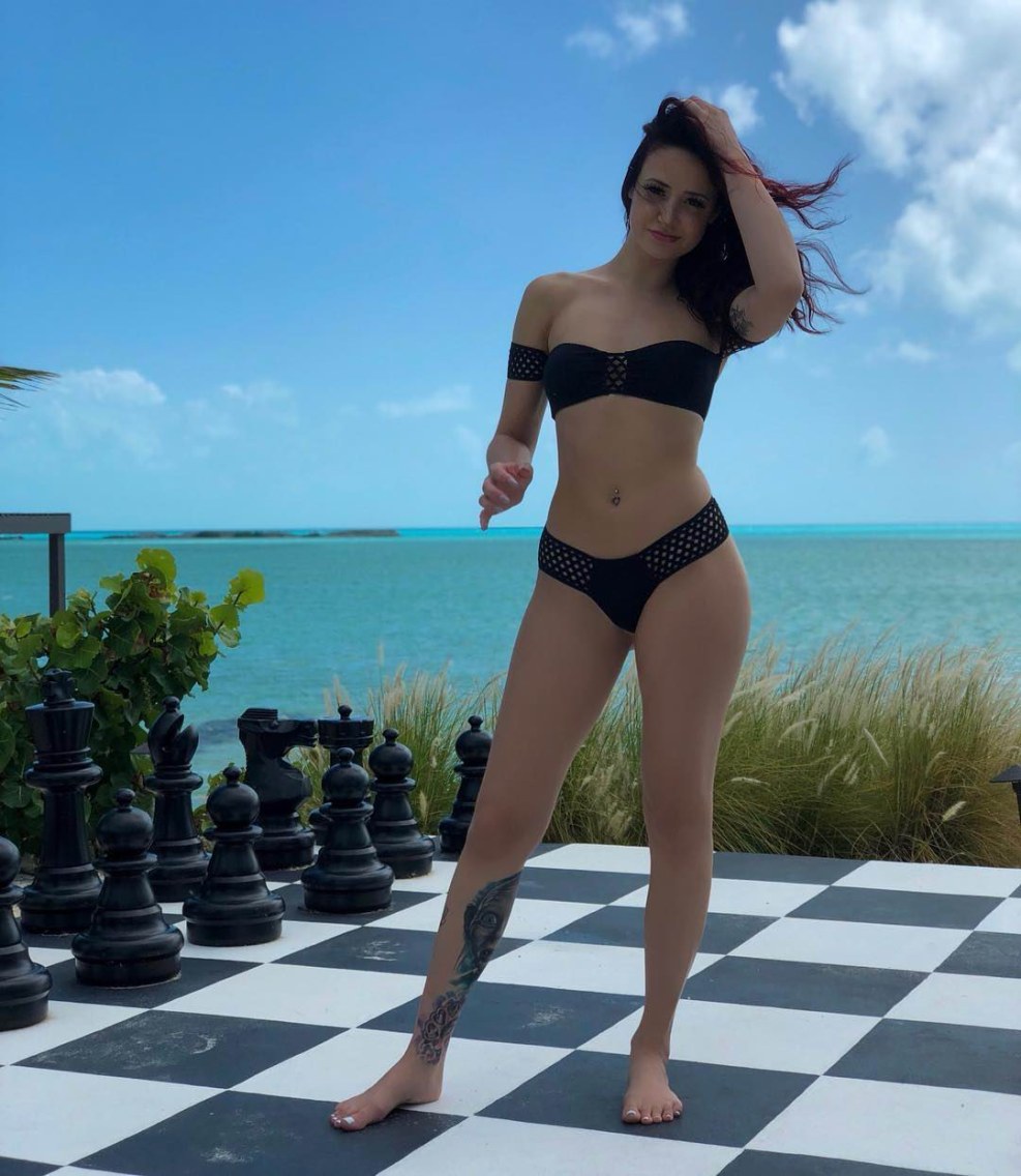 Catherine Parks swimsuit