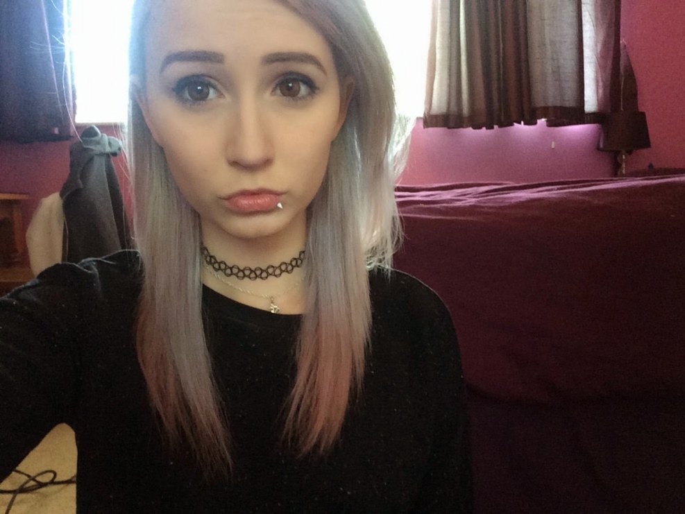 Kitten Sophie only in panties