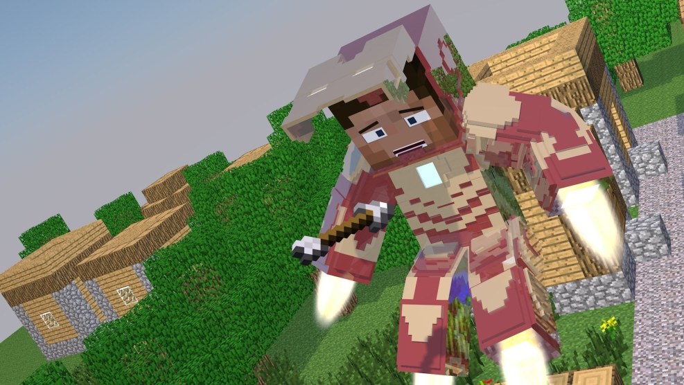 A resident of Minecraft