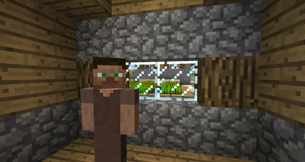 Texture of a resident from Minecraft