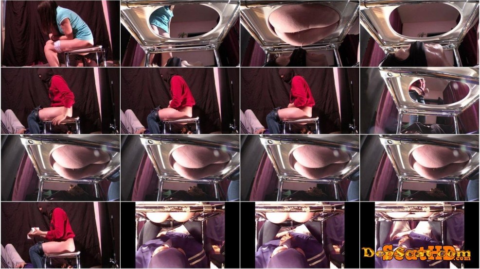 Girls pierced in the mouth of a slave