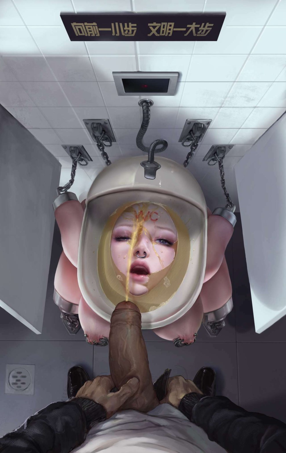 Hottie Shits Into Mouth of the Human Toilet