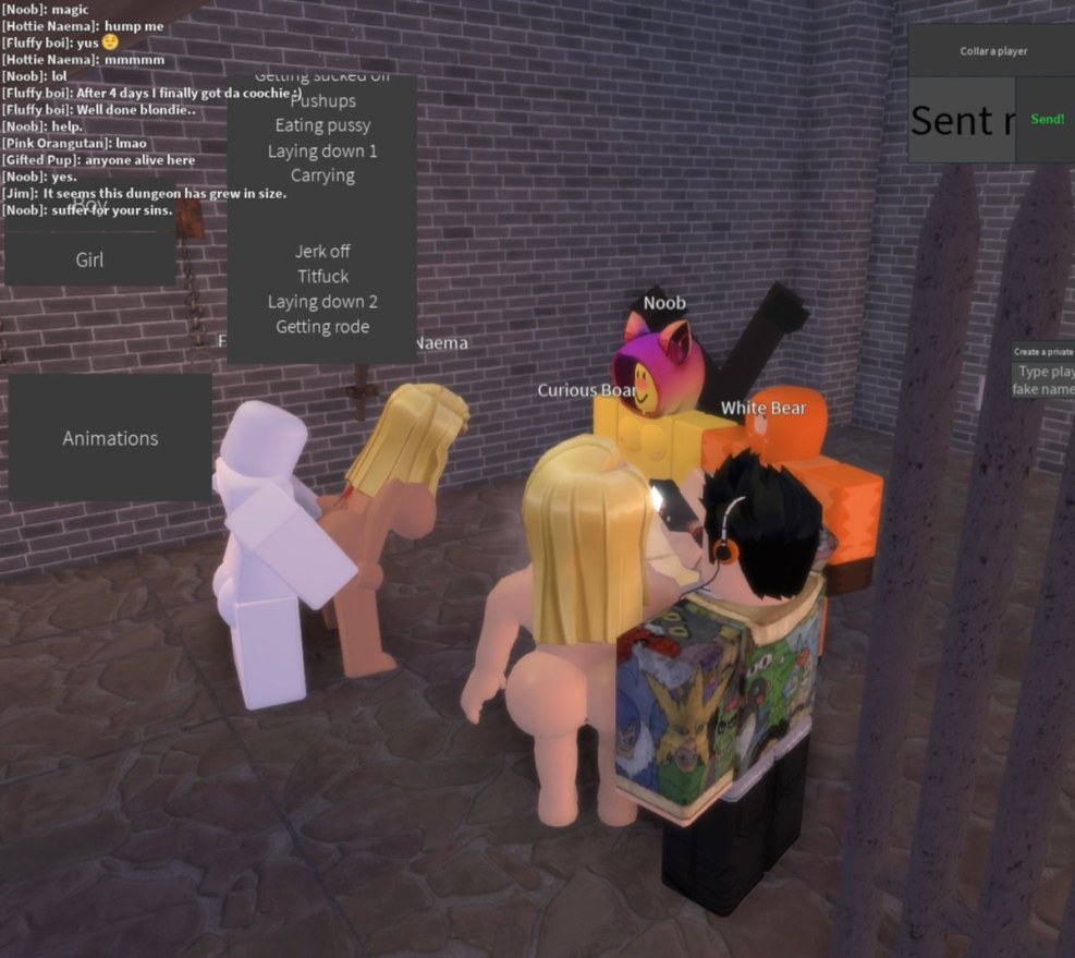 Hentai comics in Roblox
