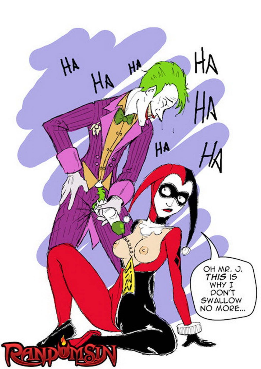 Harley Quinn BDSM comic