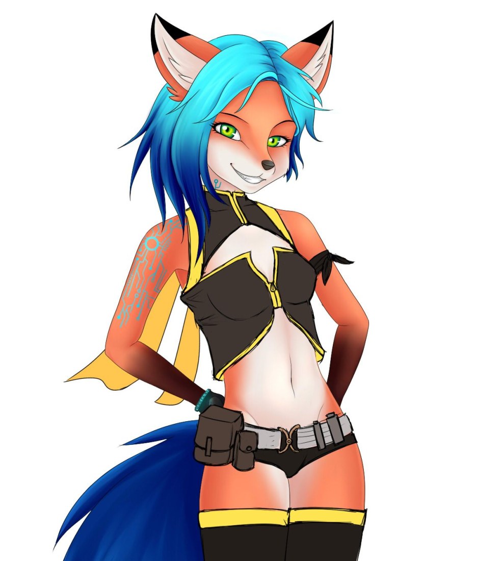 Hentai Furry Girl on top