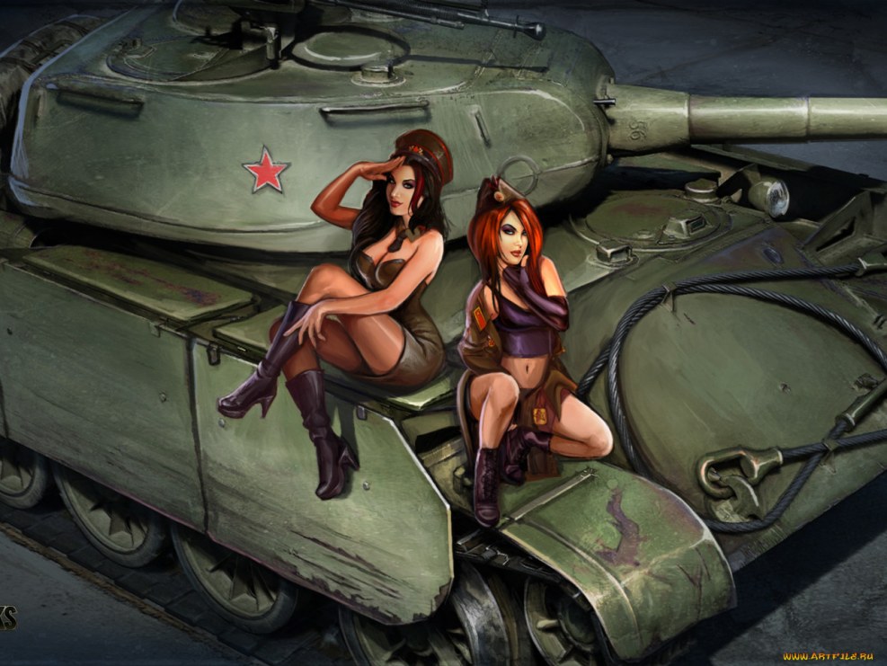 World of tanks t34 girl