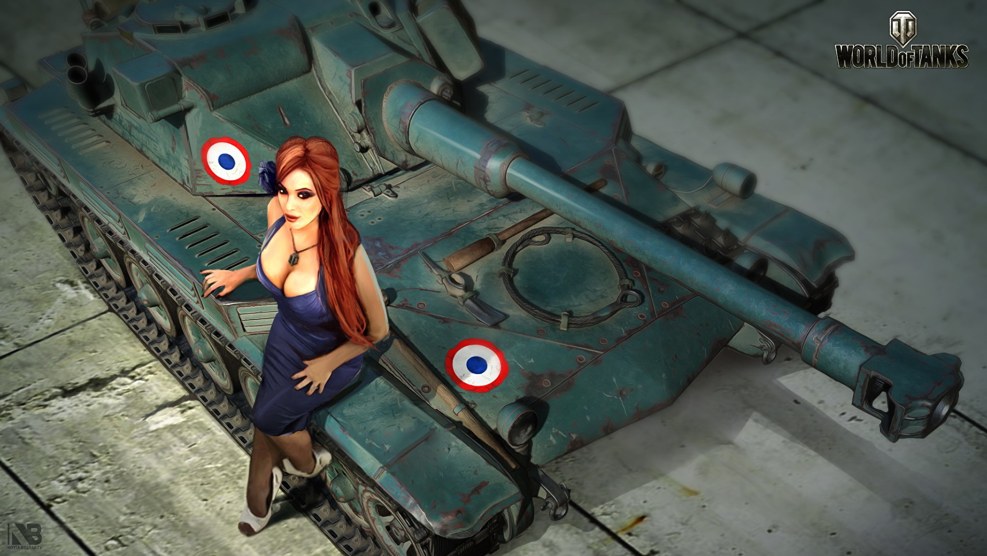Beautiful girls and tanks
