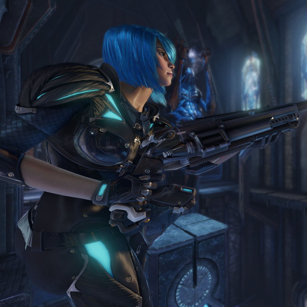 Quake Champions characters NIX