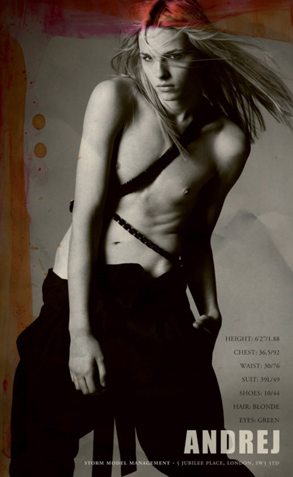 Andrej Pejic Shot by Steven Meisel