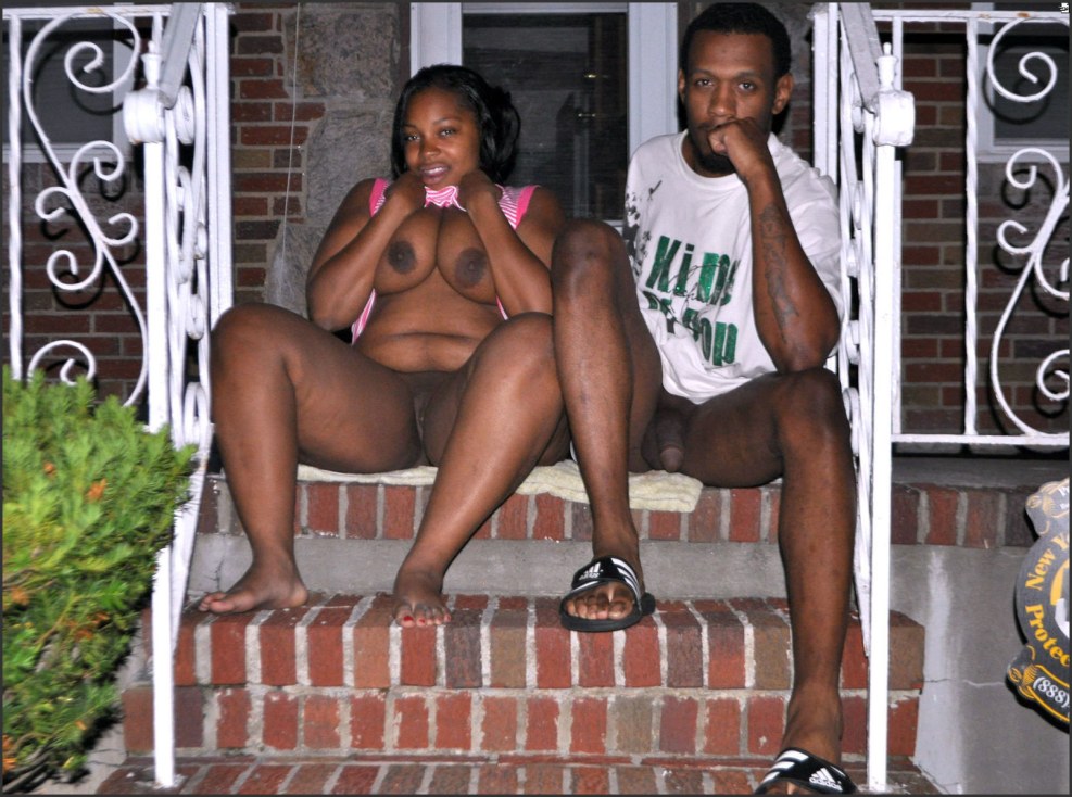 Fucking black women on the street