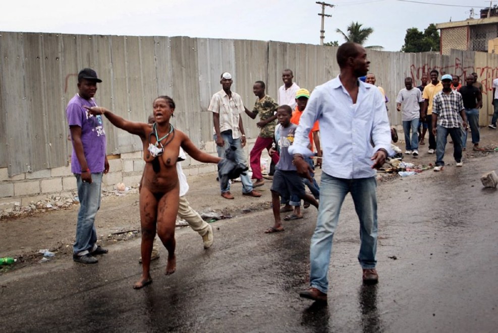 Sharged two members on the street