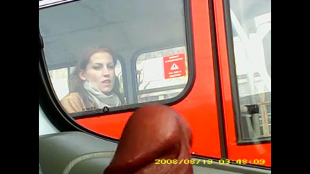 Exhibitionists in public transport