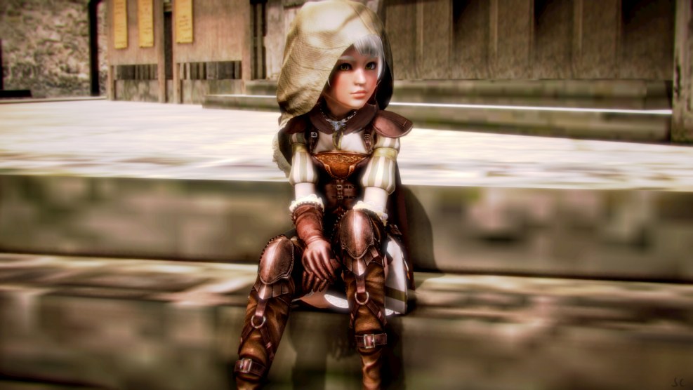 Anime girls on the bed