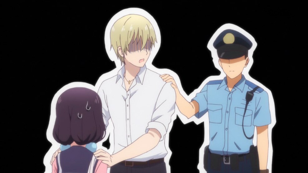 Anime sadistic mixture of a policeman
