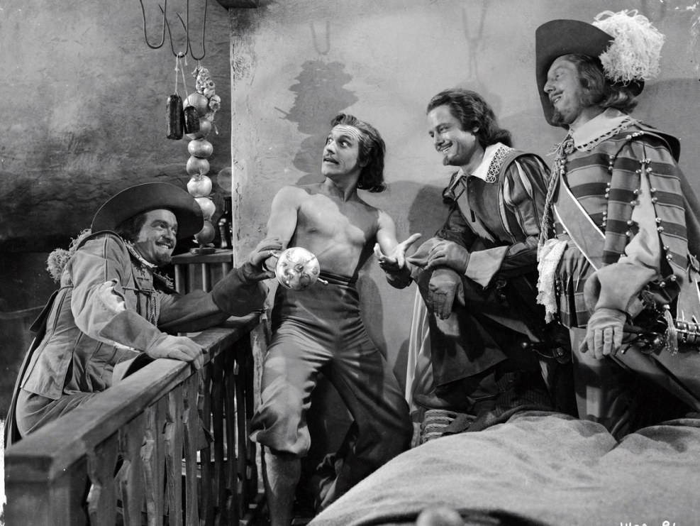 Erotic comic book three musketeers