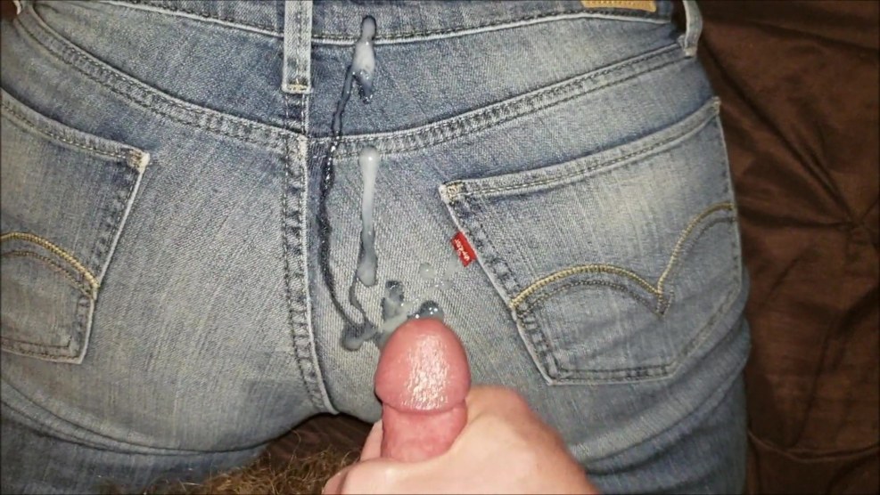 Cum on jeans