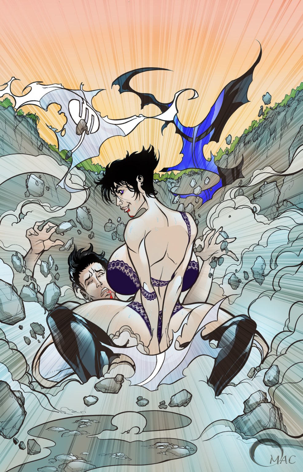 Invincible person Spider Lady Gadyuk Hentai