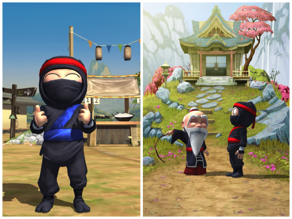 Clumsy Ninja without a mask
