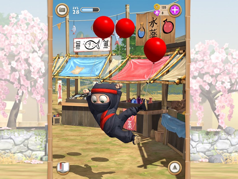 Chicken from the game Clumsy Ninja