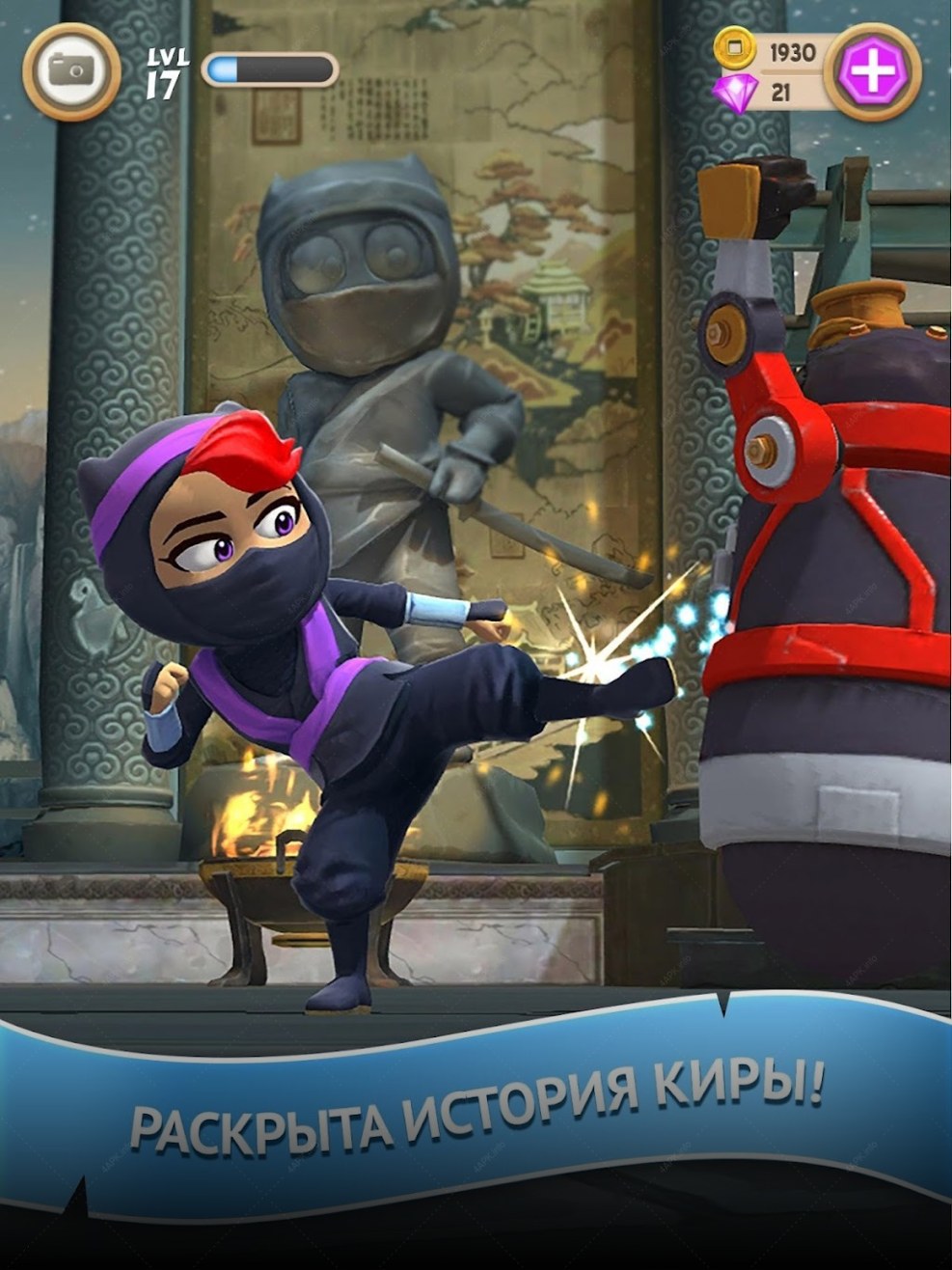 Clumsy Ninja without a mask